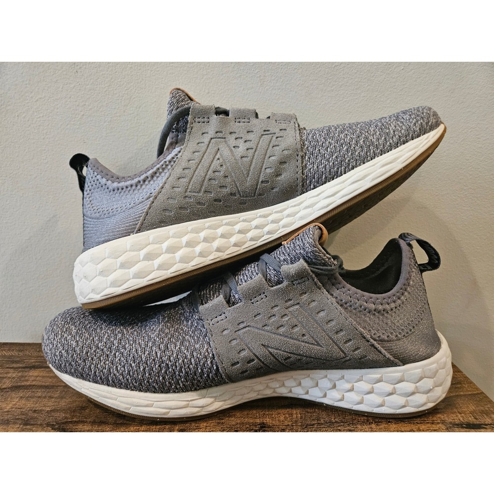 New Balance Fresh Foam Cruzv2 Nubuck Grey Mens Running Shoes MCRZRRG Size 9.5‎ - Picture 4 of 7
